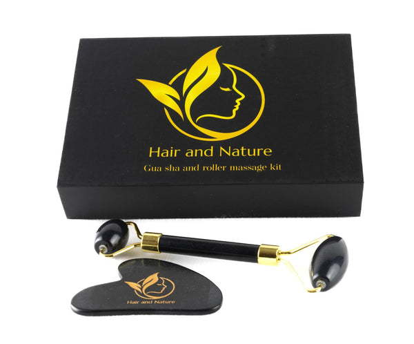 Hair and Nature Gua Sha Roller Set